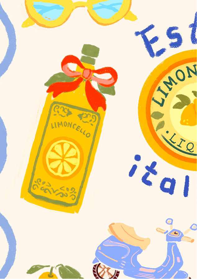 Estate Italiana - Limoncello Art Print