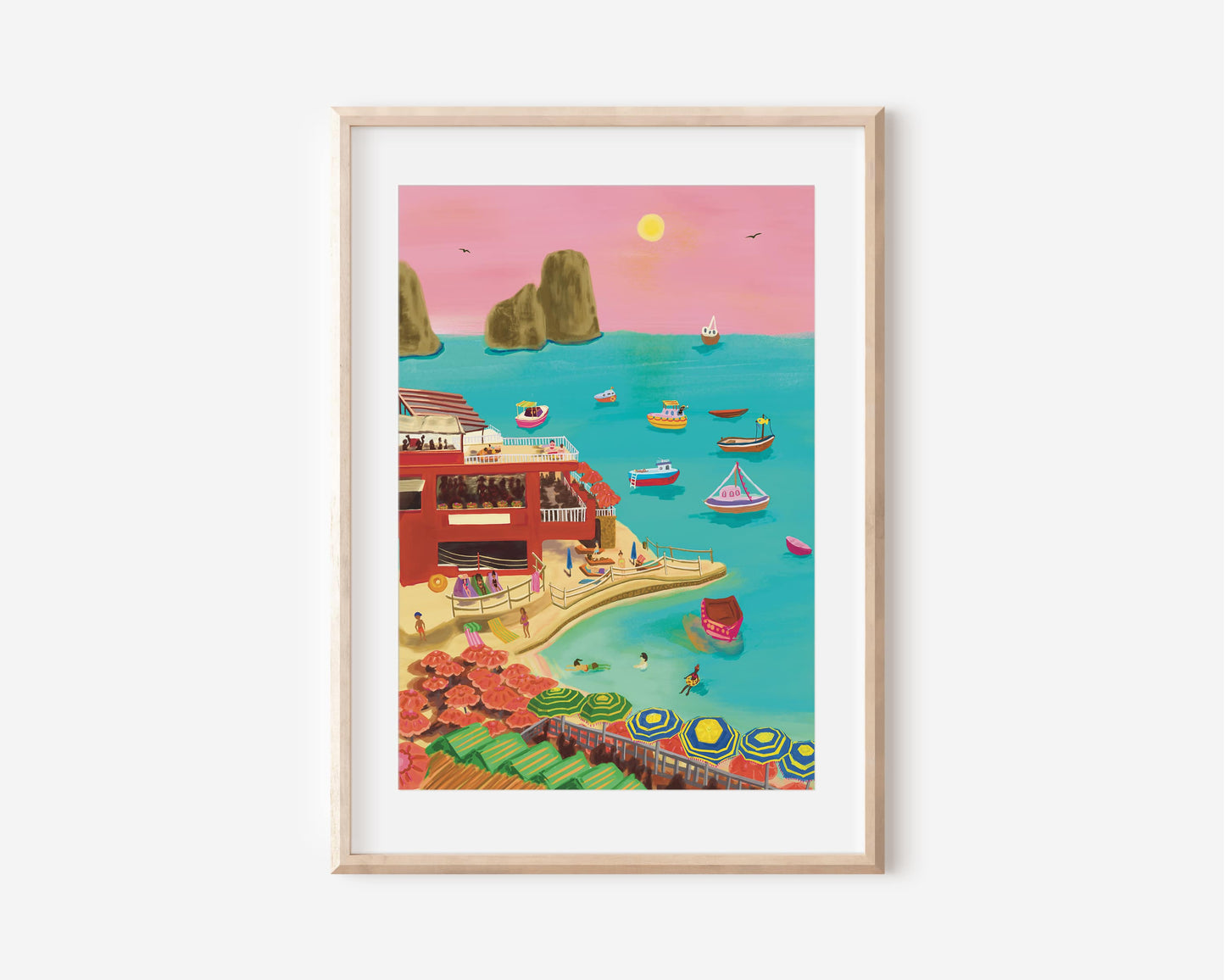 Capri Art Print