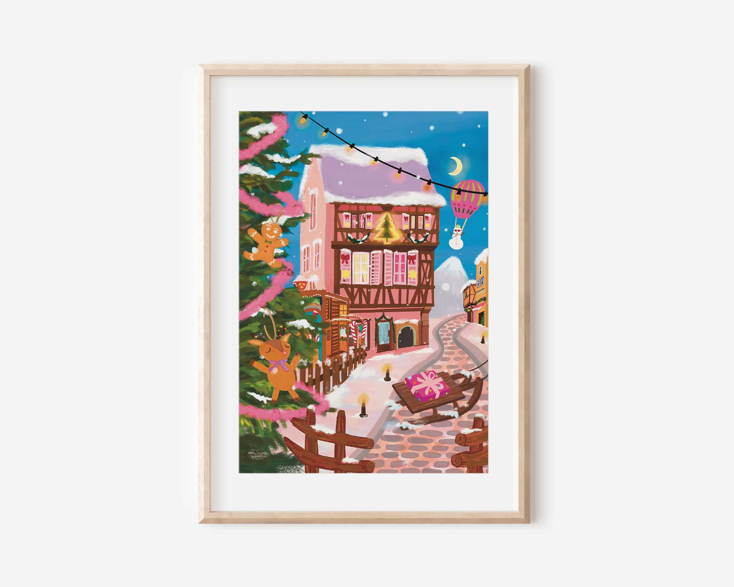Colmar Christmas Market Art Print
