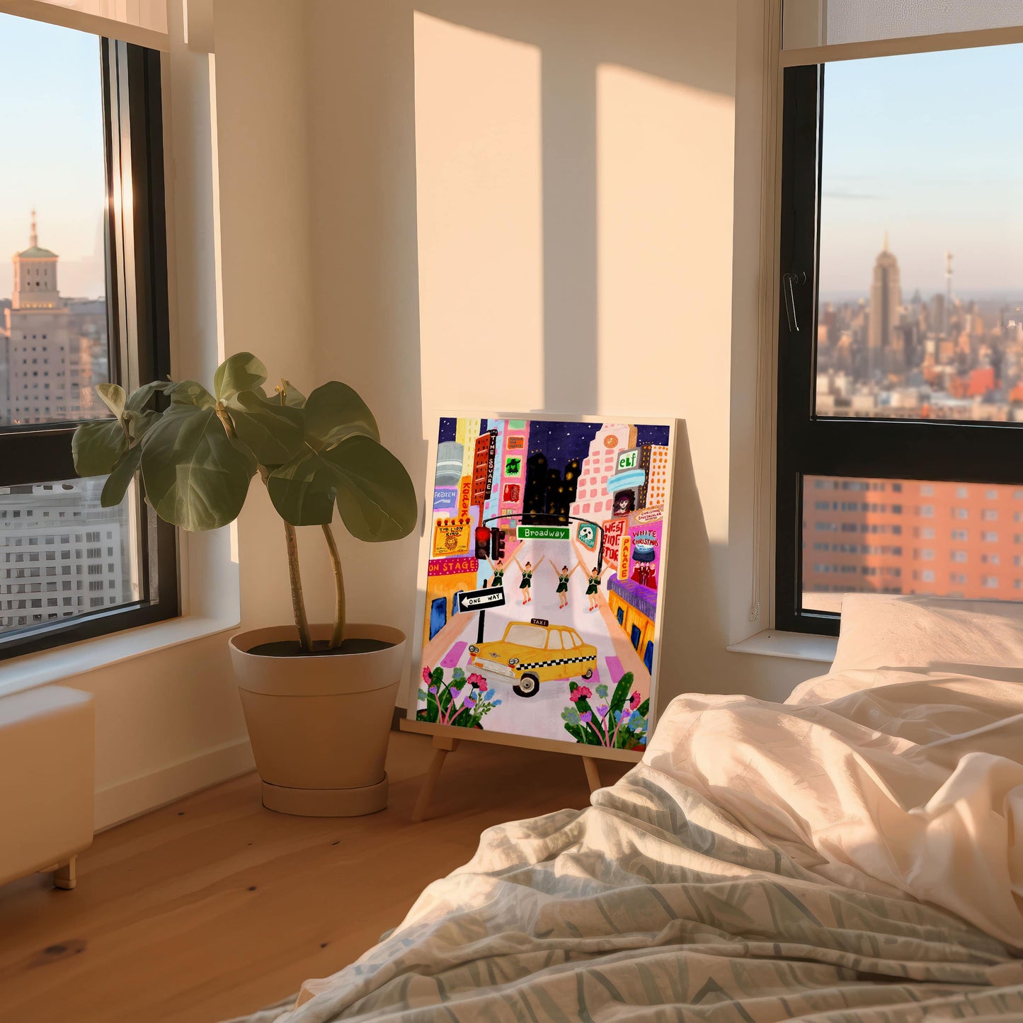 New York City Broadway Art Print