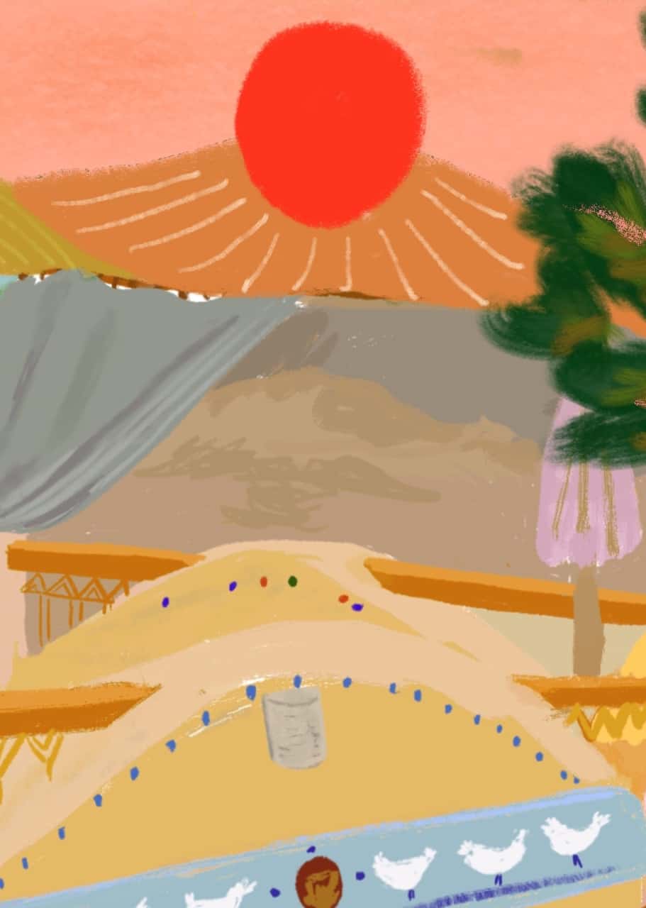 Nubian Village Art Print