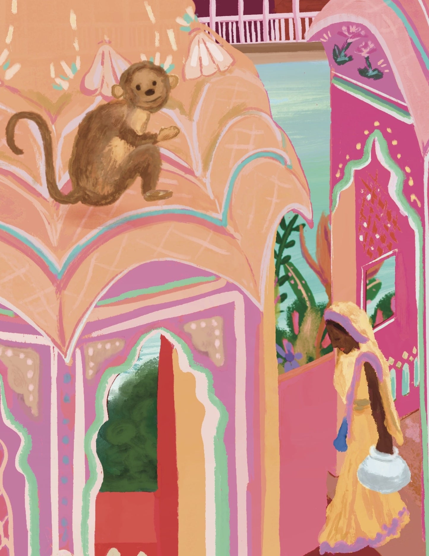 Jaipur Pink City Art Print