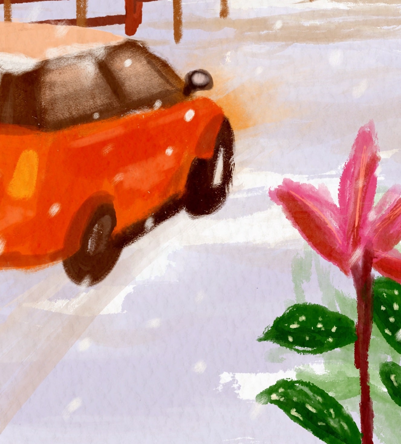 Rosehill Cottage Art Print