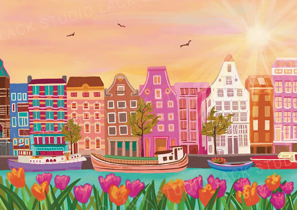 Amsterdam Art Print