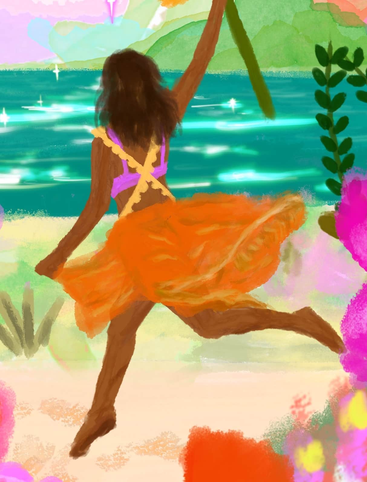 Wild Flower Art Print