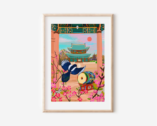 South Korea Art Print