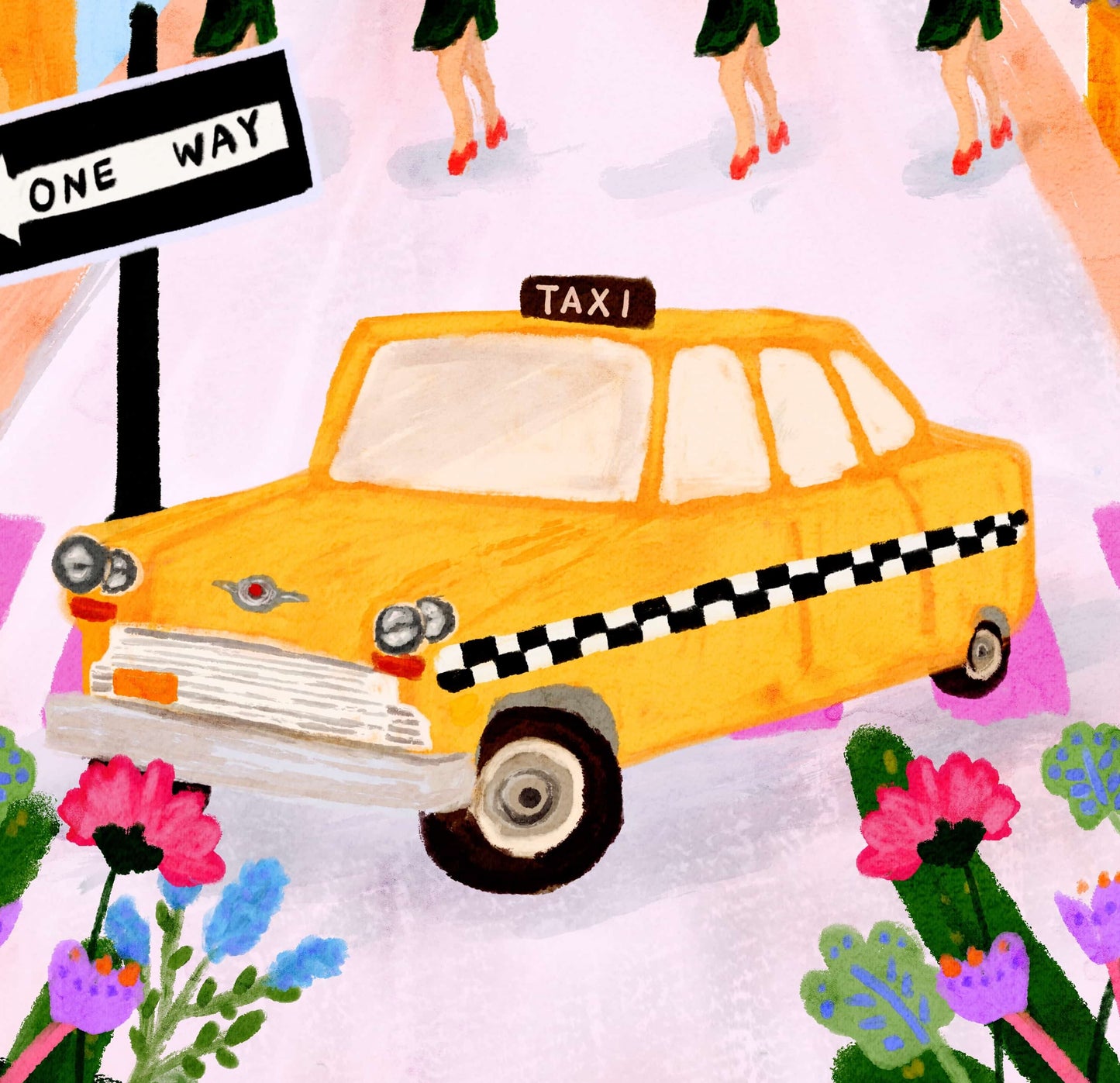 New York City Broadway Art Print