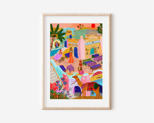 Nubian Village Art Print