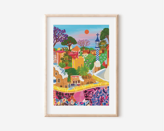 Park Güell Art Print