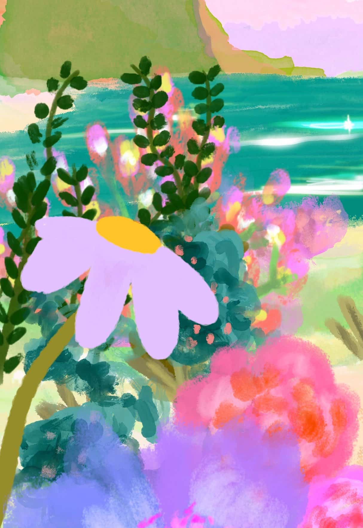 Wild Flower Art Print