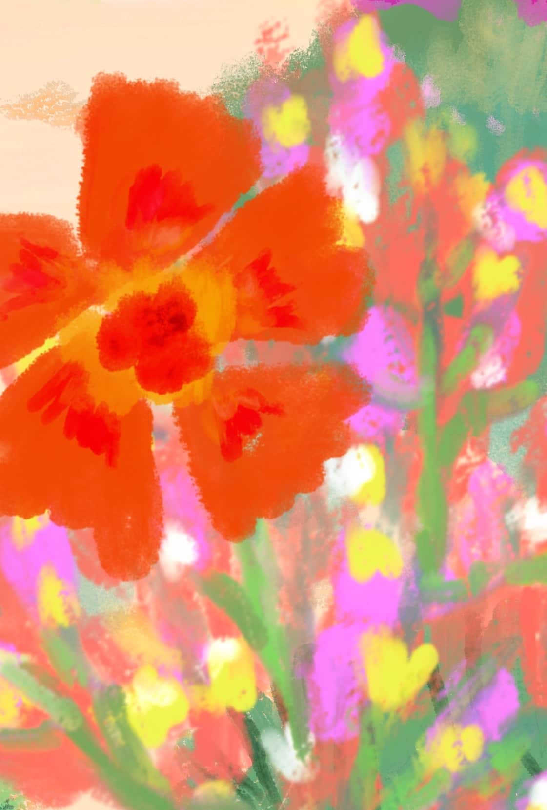 Wild Flower Art Print
