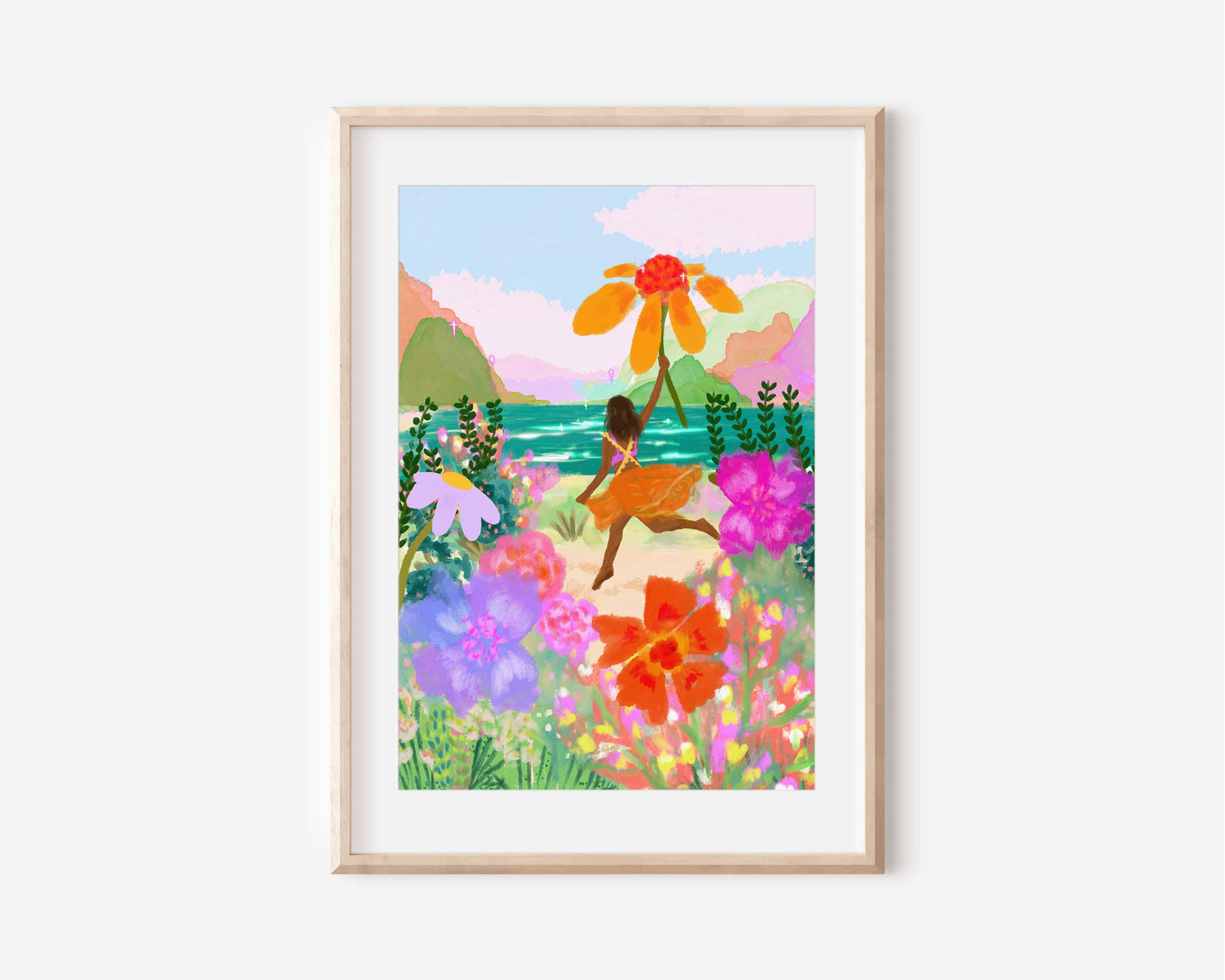 Wild Flower Art Print