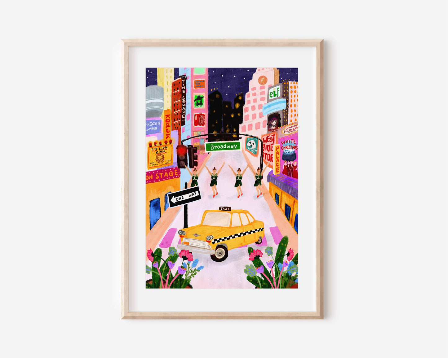 New York City Broadway Art Print