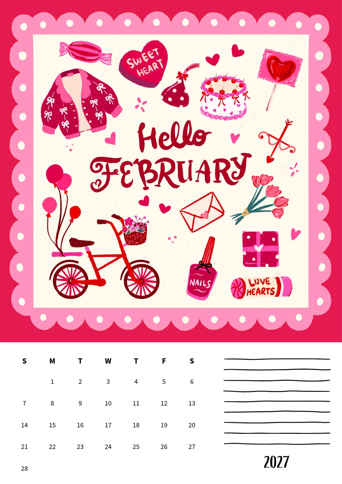 Wall calendars 2027 (EU & Rest of World)