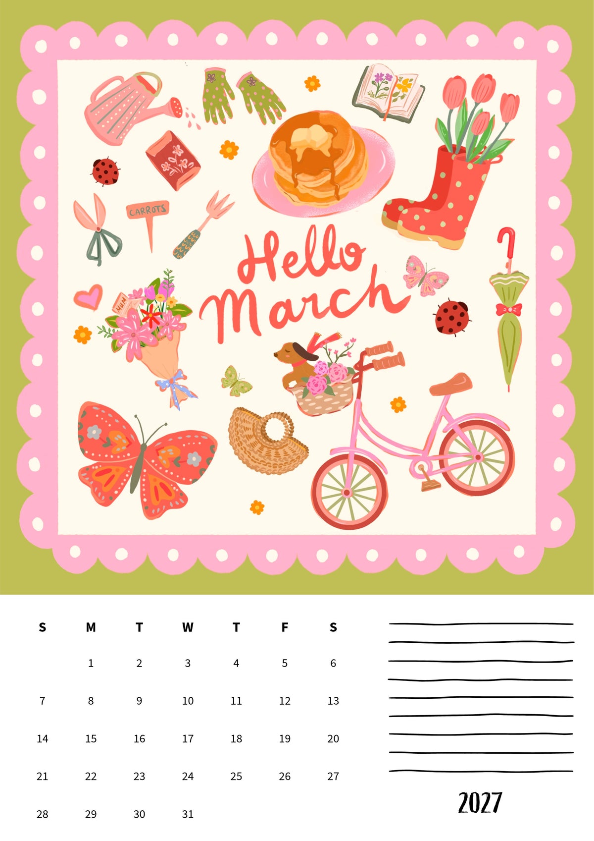 Wall calendars 2027 (EU & Rest of World)