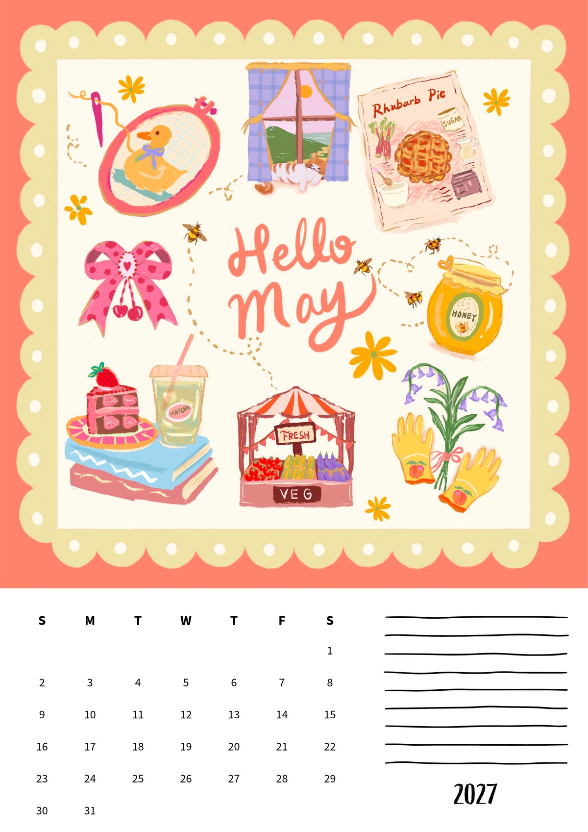 Wall calendars 2027 (EU & Rest of World)