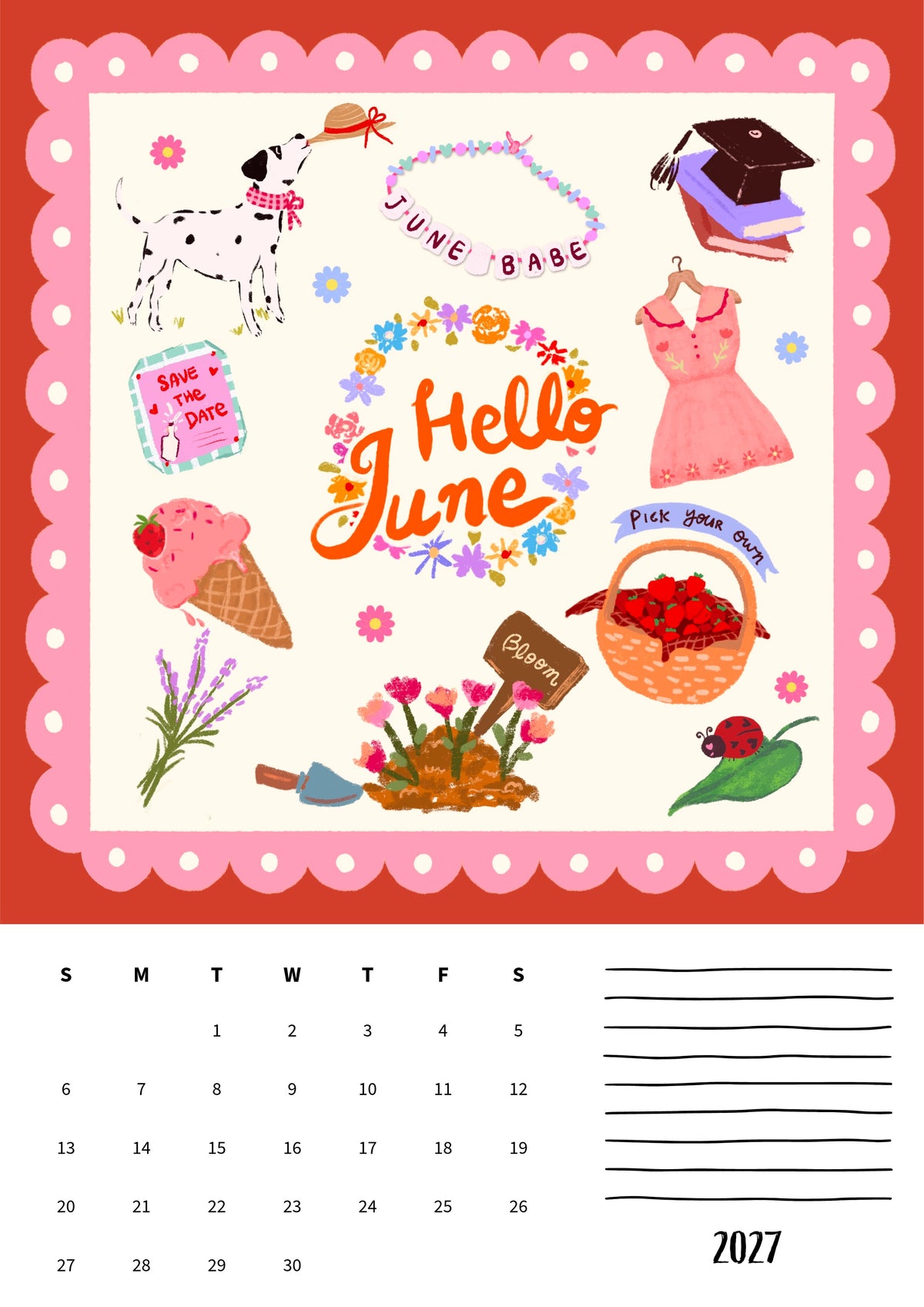 Wall calendars 2027 (EU & Rest of World)